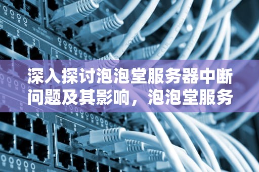 深入探讨泡泡堂服务器中断问题及其影响，泡泡堂服务器中断问题怎么解决