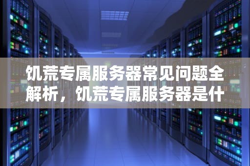 饥荒专属服务器常见问题全解析，饥荒专属服务器是什么