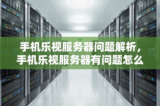 手机乐视服务器问题解析，手机乐视服务器有问题怎么解决