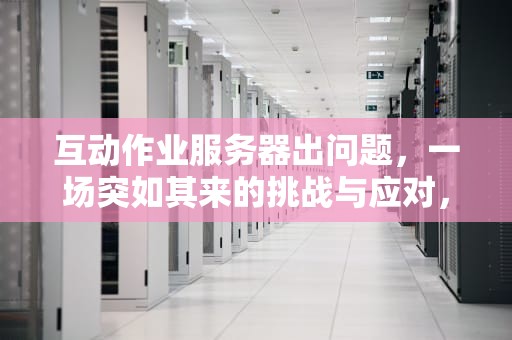互动作业服务器出问题，一场突如其来的挑战与应对，互动作业服务器出问题怎么解决