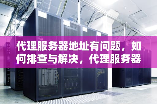 代理服务器地址有问题，如何排查与解决，代理服务器地址有问题怎么办