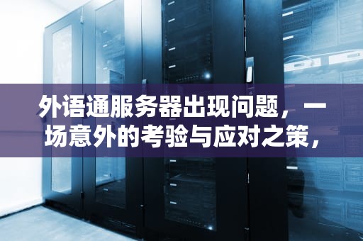 外语通服务器出现问题，一场意外的考验与应对之策，外语通服务器出现问题怎么办