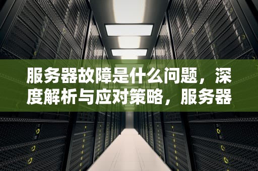 服务器故障是什么问题，深度解析与应对策略，服务器故障是什么问题啊