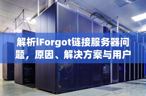解析iForgot链接服务器问题，原因、解决方案与用户指南，iforgot连接服务器出现问题