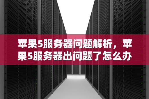 苹果5服务器问题解析，苹果5服务器出问题了怎么办