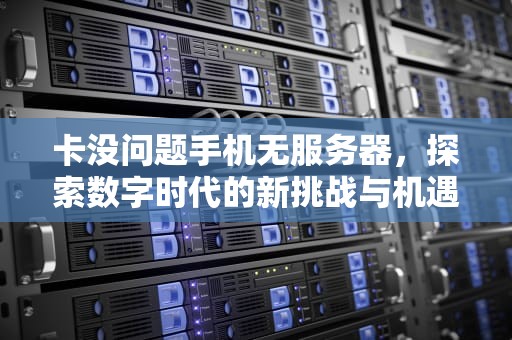 卡没问题手机无服务器，探索数字时代的新挑战与机遇，卡没问题手机无服务器怎么回事