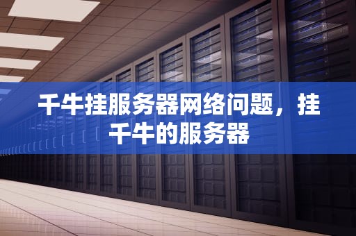 千牛挂服务器网络问题，挂千牛的服务器