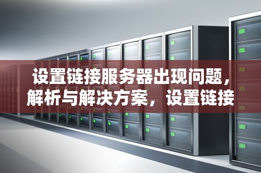 设置链接服务器出现问题，解析与解决方案，设置链接服务器出现问题怎么解决