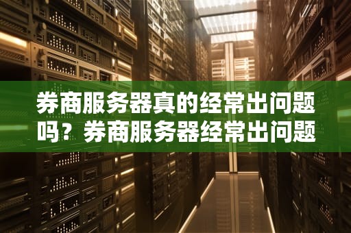券商服务器真的经常出问题吗？券商服务器经常出问题吗知乎