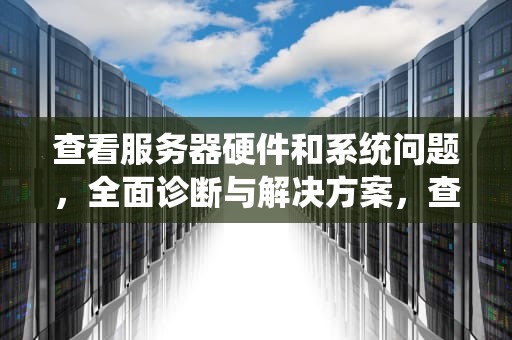 查看服务器硬件和系统问题，全面诊断与解决方案，查看服务器硬件和系统问题的软件