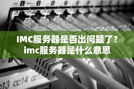 IMC服务器是否出问题了？imc服务器是什么意思
