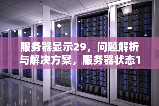 服务器显示29，问题解析与解决方案，服务器状态12029