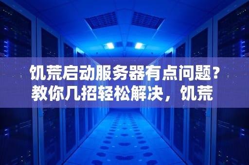 饥荒启动服务器有点问题？教你几招轻松解决，饥荒 启动服务器有点问题