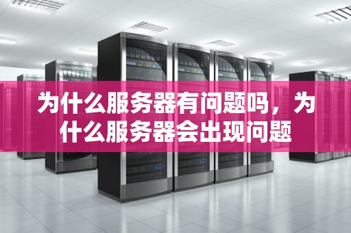 为什么服务器有问题吗，为什么服务器会出现问题