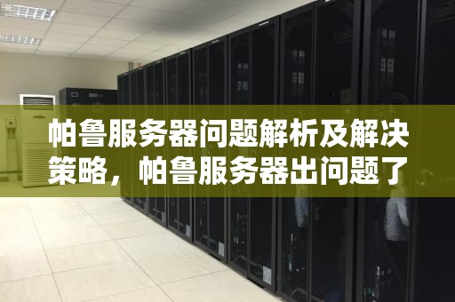 帕鲁服务器问题解析及解决策略，帕鲁服务器出问题了怎么办