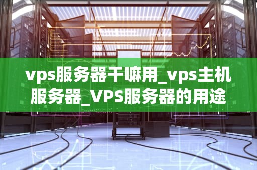 vps服务器干嘛用_vps主机服务器_VPS服务器的用途及其重要性