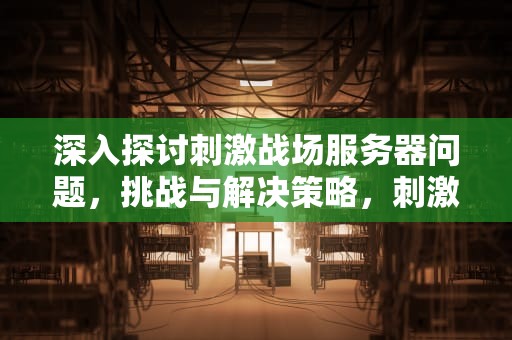 深入探讨刺激战场服务器问题，挑战与解决策略，刺激战场服务器有问题怎么解决