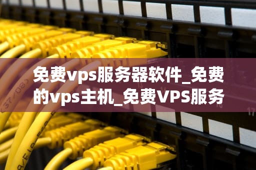 免费vps服务器软件_免费的vps主机_免费VPS服务器软件的探索与实践