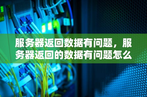 服务器返回数据有问题，服务器返回的数据有问题怎么办