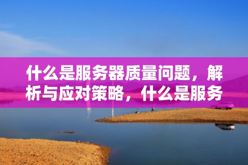 什么是服务器质量问题，解析与应对策略，什么是服务器质量问题