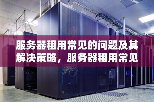 服务器租用常见的问题及其解决策略，服务器租用常见的问题有哪些