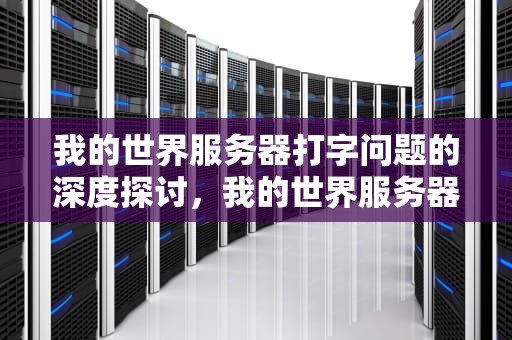 我的世界服务器打字问题的深度探讨，我的世界服务器打字问题怎么解决