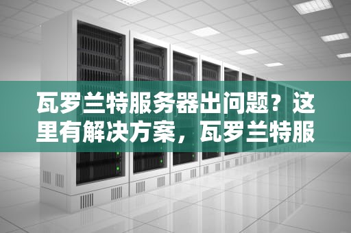 瓦罗兰特服务器出问题？这里有解决方案，瓦罗兰特服务器出问题怎么办