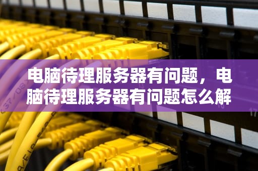 电脑待理服务器有问题，电脑待理服务器有问题怎么解决