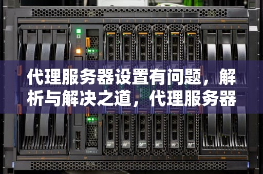 代理服务器设置有问题，解析与解决之道，代理服务器设置有问题怎么解决