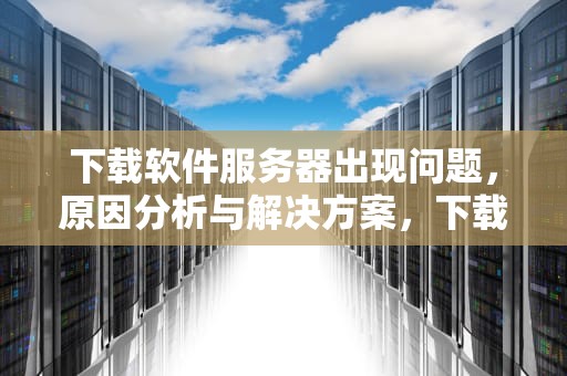 下载软件服务器出现问题，原因分析与解决方案，下载软件服务器出现问题怎么解决