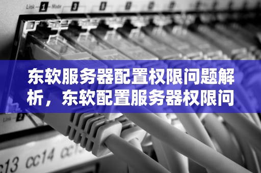 东软服务器配置权限问题解析，东软配置服务器权限问题怎么解决