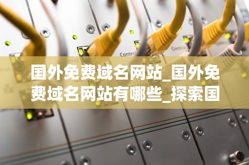 国外免费域名网站_国外免费域名网站有哪些_探索国外免费域名网站的无限可能