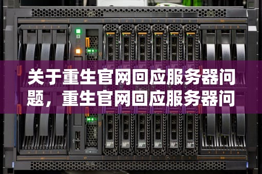 关于重生官网回应服务器问题，重生官网回应服务器问题怎么解决