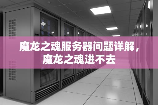 魔龙之魂服务器问题详解，魔龙之魂进不去