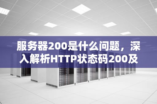服务器200是什么问题，深入解析HTTP状态码200及其潜在含义，服务器1002是什么原因