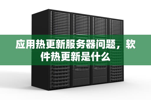 应用热更新服务器问题，软件热更新是什么