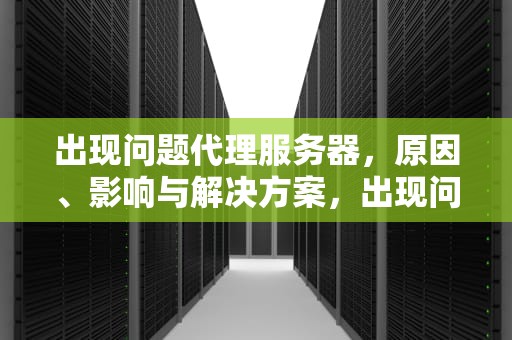 出现问题代理服务器，原因、影响与解决方案，出现问题代理服务器错误
