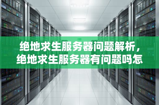 绝地求生服务器问题解析，绝地求生服务器有问题吗怎么解决