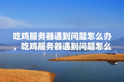 吃鸡服务器遇到问题怎么办，吃鸡服务器遇到问题怎么解决