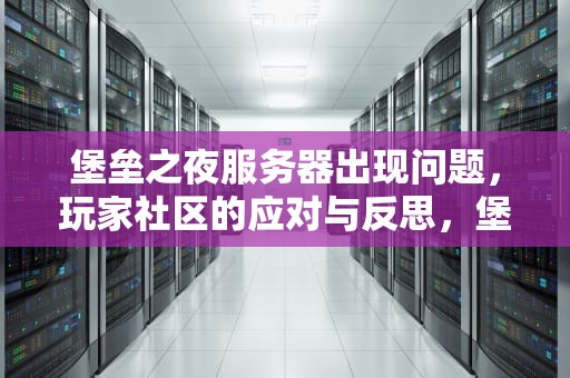堡垒之夜服务器出现问题，玩家社区的应对与反思，堡垒之夜服务器出现问题怎么解决