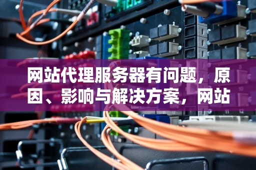 网站代理服务器有问题，原因、影响与解决方案，网站代理服务器有问题怎么解决