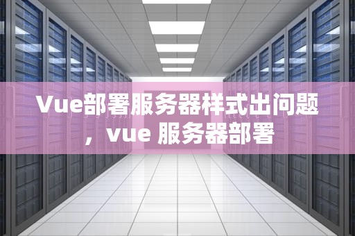 Vue部署服务器样式出问题，vue 服务器部署