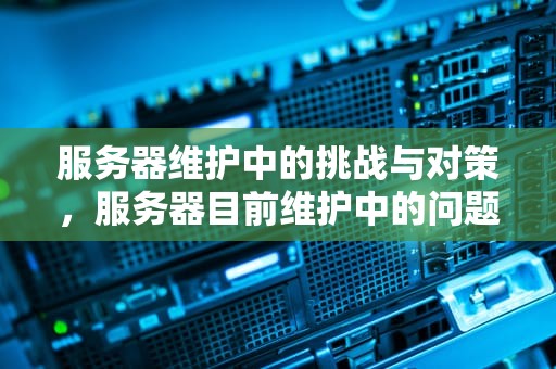服务器维护中的挑战与对策，服务器目前维护中的问题有哪些
