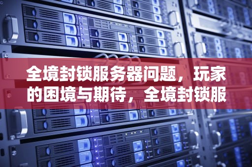 全境封锁服务器问题，玩家的困境与期待，全境封锁服务器有问题吧怎么解决