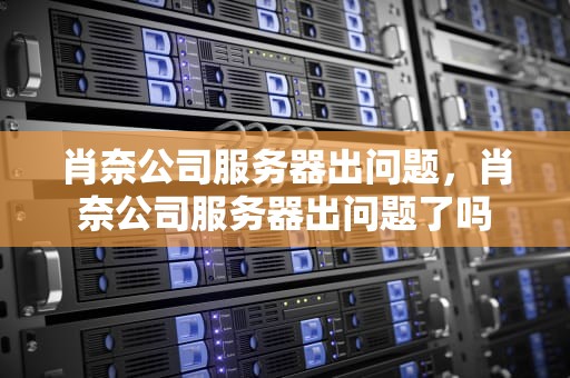肖奈公司服务器出问题，肖奈公司服务器出问题了吗