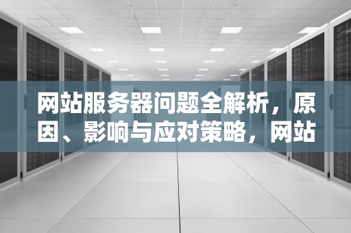 网站服务器问题全解析，原因、影响与应对策略，网站出现了服务器问题怎么办
