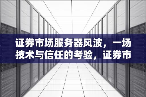 证券市场服务器风波，一场技术与信任的考验，证券市场服务器出问题怎么办