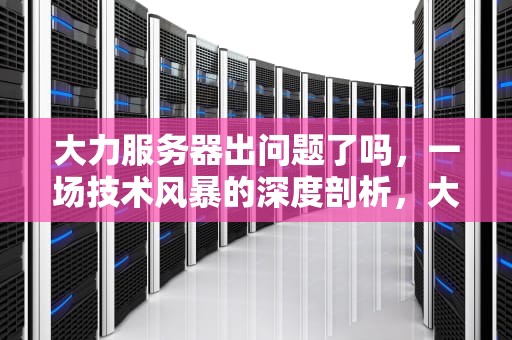 大力服务器出问题了吗，一场技术风暴的深度剖析，大力服务器出问题了吗知乎