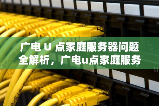 广电 U 点家庭服务器问题全解析，广电u点家庭服务器网络设置