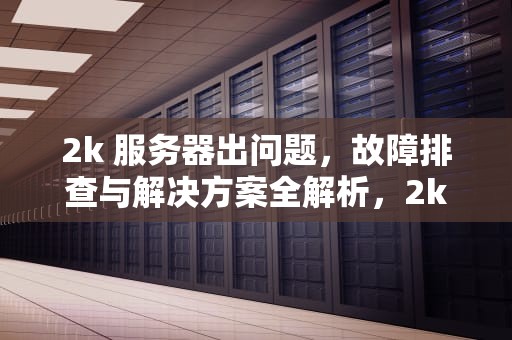 2k 服务器出问题，故障排查与解决方案全解析，2k服务器出问题怎么解决